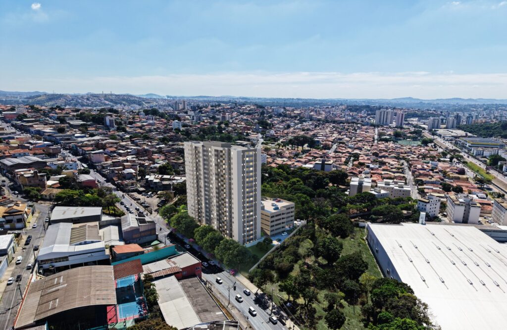 Implantação NOVOLAR HORIZON - Apartamento 2 quartos serrano bh