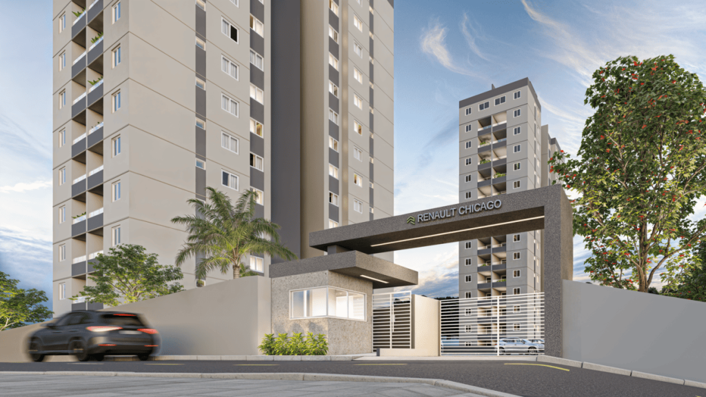 Hall de entrada RENAULT CHICAGO - Apartamento 2 quartos sao cosme vespasiano