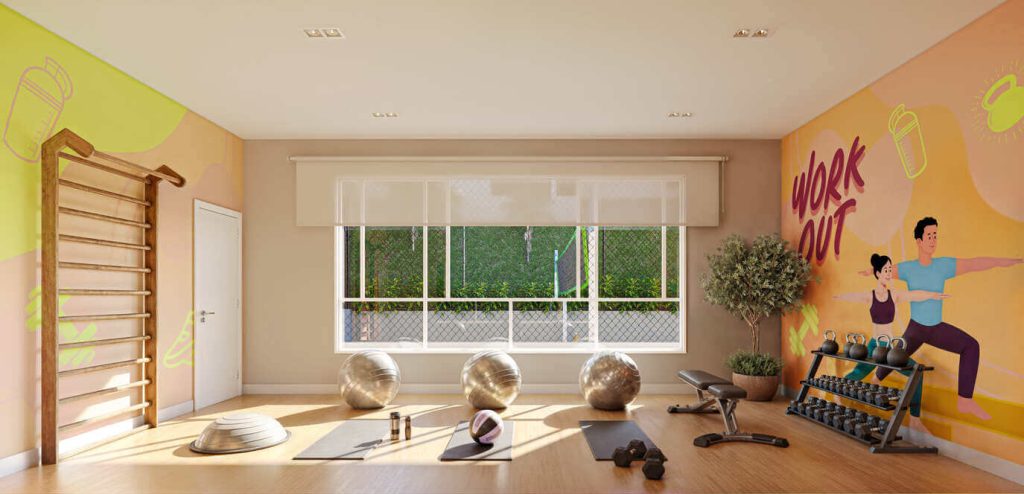 Espaço gourmet RENAULT CHICAGO - Apartamento 2 quartos sao cosme vespasiano