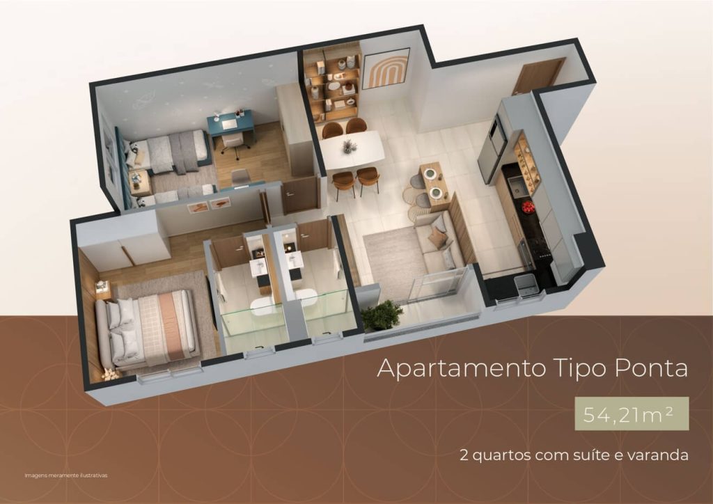 Fachada Exclusive Diamante - Apartamento 2 quartos eldorado contagem