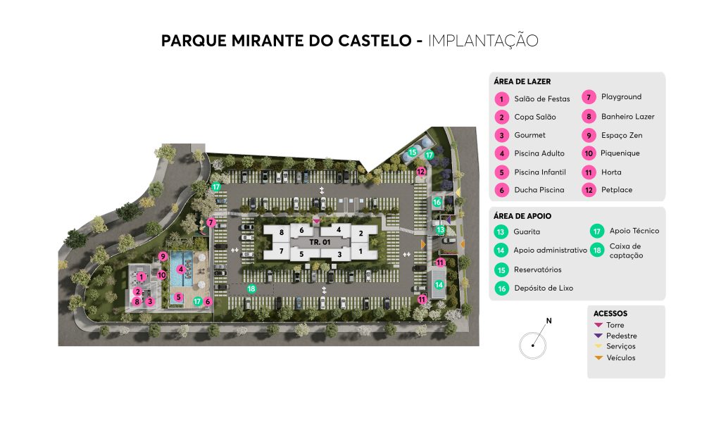 PARQUE MIRANTE DO CASTELO - Apartamento 2 quartos santa terezinha bh