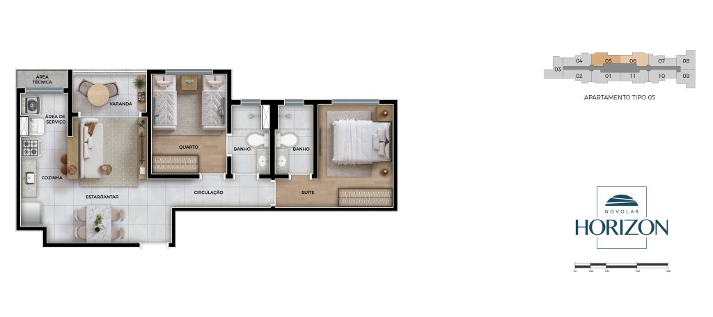 Fachada NOVOLAR HORIZON - Apartamento 2 quartos serrano bh