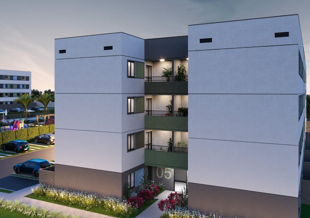 Vista aérea RESIDENCIAL MATA DAS BORBOLETAS - Apartamento 2 quartos tres barras contagem