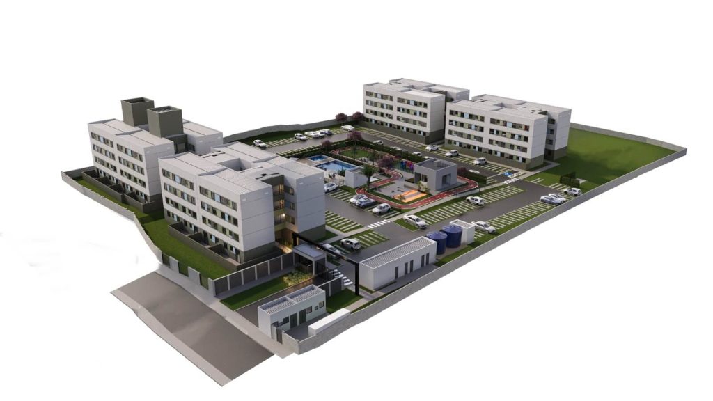 Garagem RESIDENCIAL MATA DAS BORBOLETAS - Apartamento 2 quartos tres barras contagem