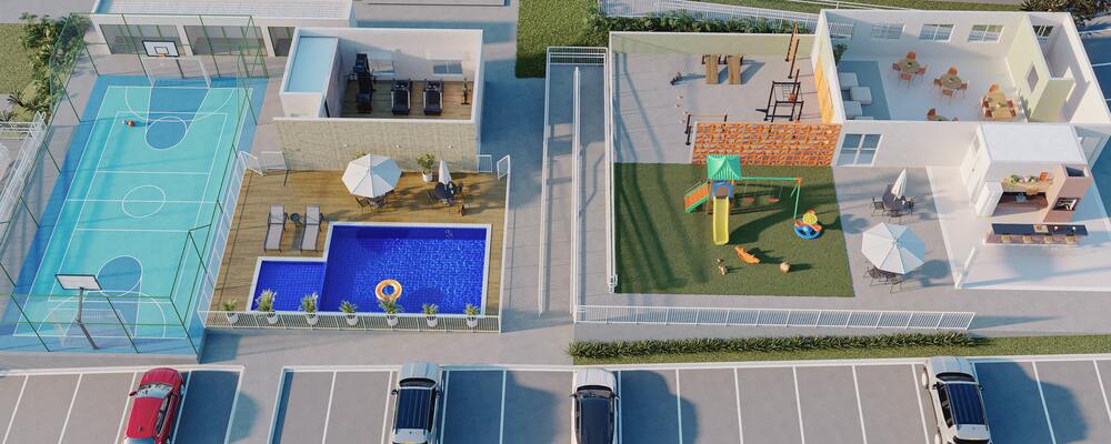 Quadra esportiva GRAN VIC PRISMA - Apartamento 2 quartos jequitiba vespasiano