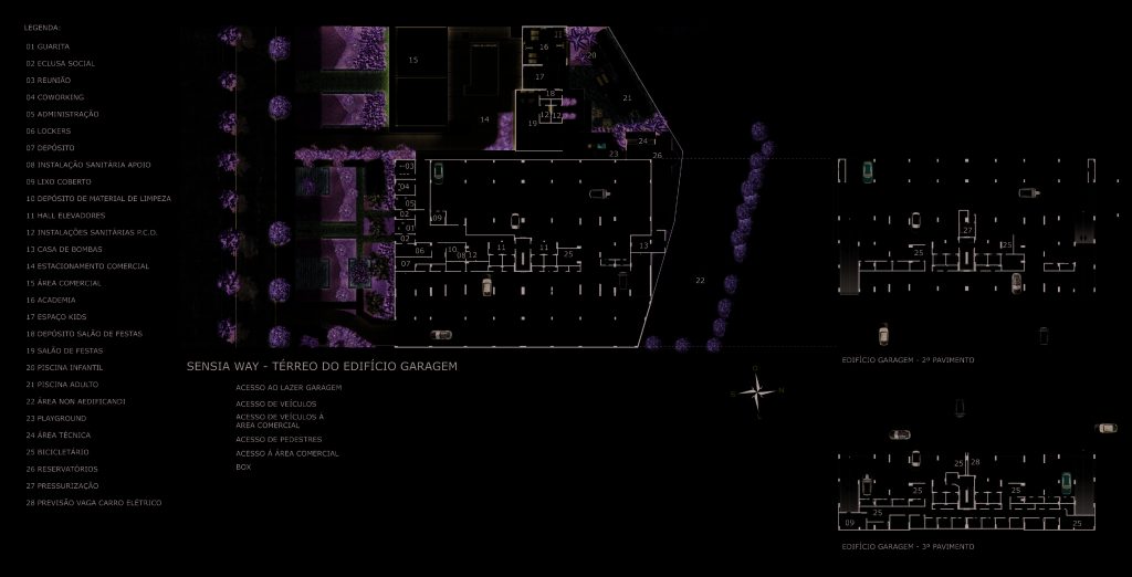 Área de lazer SENSIA WAY - Apartamento 2 quartos buritis bh