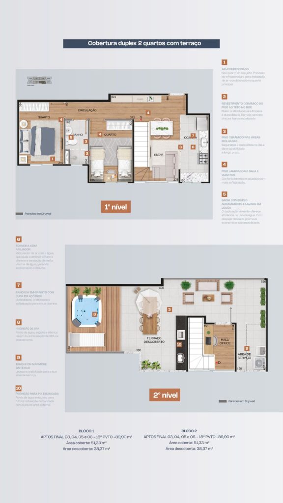 Sala de estar ALTO FLORENÇA - Apartamento 2 quartos gloria bh
