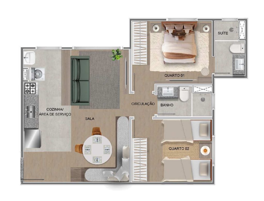 Área de lazer JARDINS RESIDENCE - Apartamento 2 quartos sao joaquim contagem