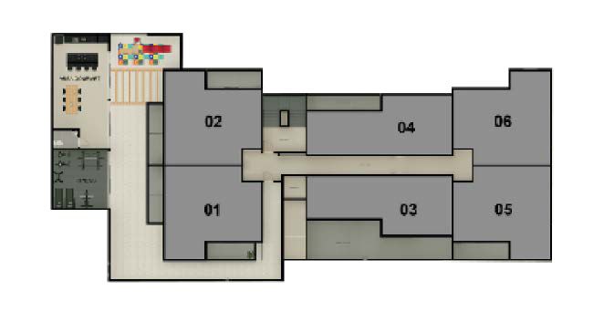 Cozinha planejada VERSATO RESIDENCE - Apartamento 2 quartos castelo bh