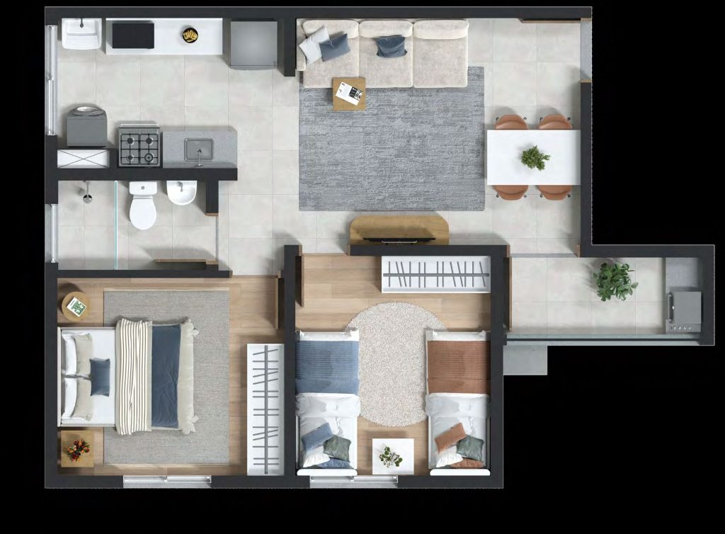 Fachada Arco do Triunfo - Apartamento 2 quartos planalto bh