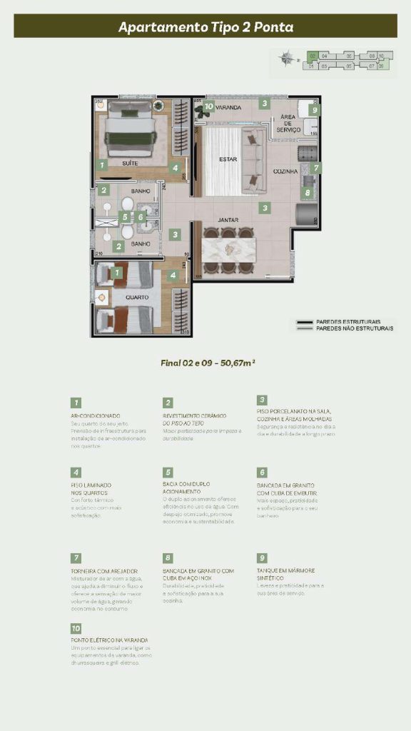 Academia EXCLUSIVE BON VIVANT - Apartamento 2 quartos santa amelia bh