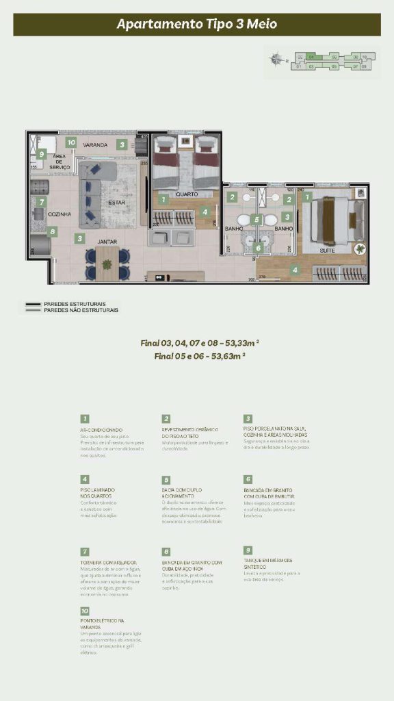 Salão de festas EXCLUSIVE BON VIVANT - Apartamento 2 quartos santa amelia bh