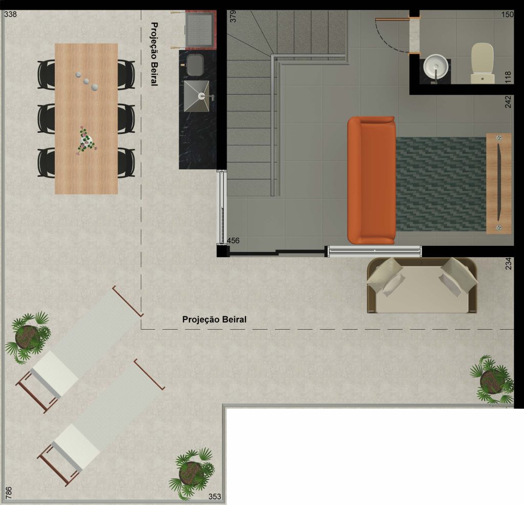 Área de lazer VERSATO RESIDENCE - Apartamento 2 quartos castelo bh