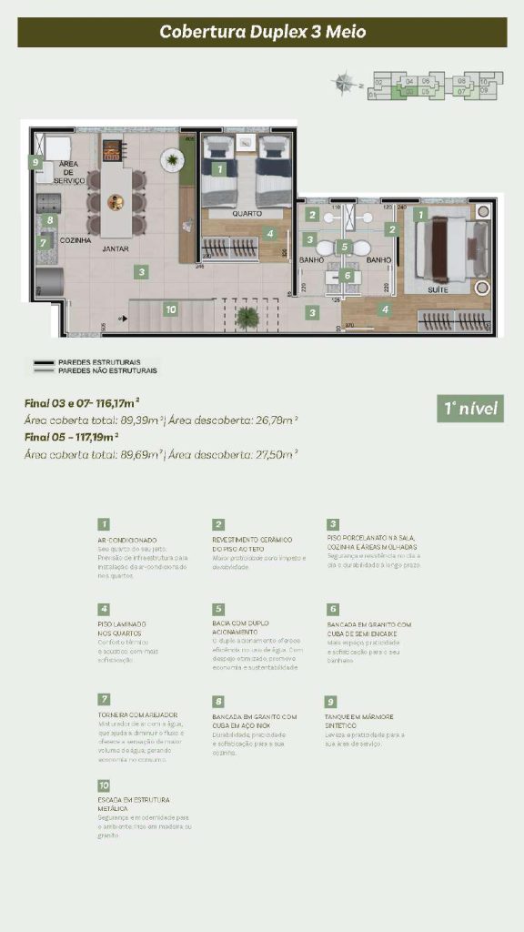 Vista da varanda EXCLUSIVE BON VIVANT - Apartamento 2 quartos santa amelia bh