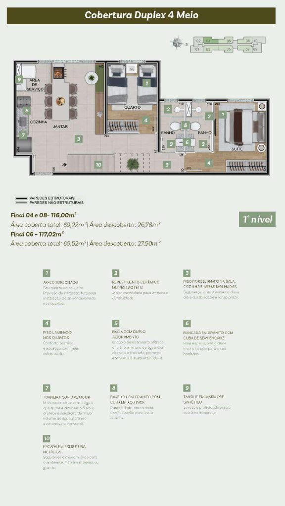 Área de lazer EXCLUSIVE BON VIVANT - Apartamento 2 quartos santa amelia bh