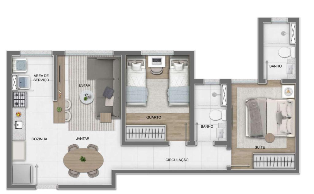 Área de lazer MIRANTE ESTORIL - Apartamento 2 quartos buritis bh