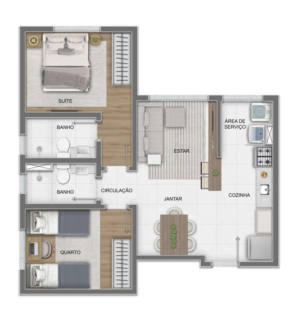 Fachada MIRANTE ESTORIL - Apartamento 2 quartos buritis bh