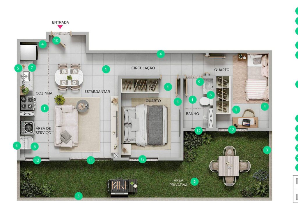 Fachada VILLA FIORI - Apartamento 2 quartos alipio melo bh