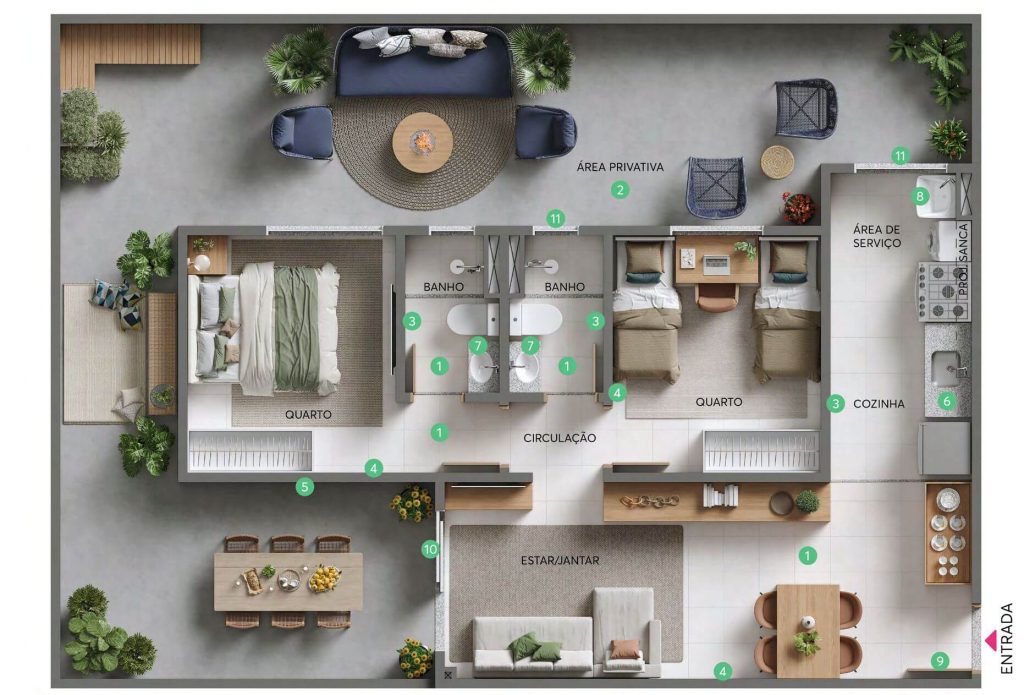 MATA DAS CASTANHEIRAS - Apartamento 2 quartos parque maceio contagem