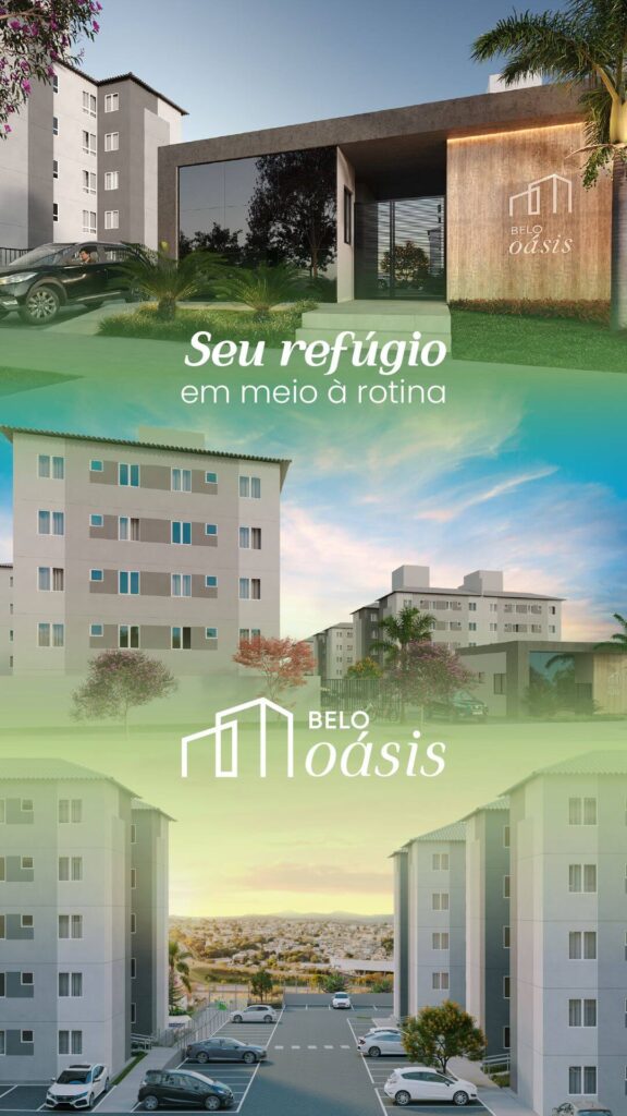 Suíte principal Belo Oasis - Apartamento 2 quartos serra verde bh