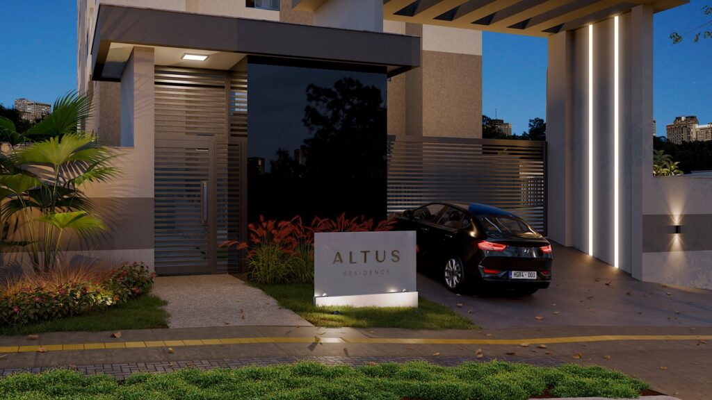 Acesso e portaria - Altus Residence - Apartamento 2 quartos no Arvoredo, Contagem