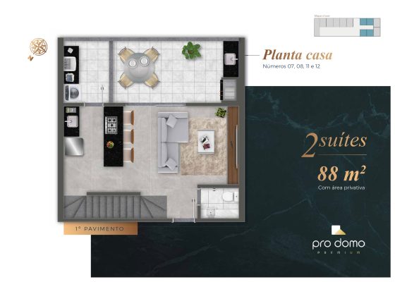Área de lazer LUXUS GARDEN (CASA) - Casa 2 quartos buritis bh