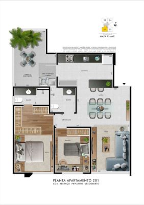 Piscina CAMILLE CLAUDEL - Apartamento 2 quartos castelo bh