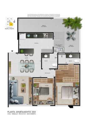 Banheiro CAMILLE CLAUDEL - Apartamento 2 quartos castelo bh