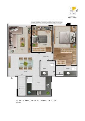 Área de lazer CAMILLE CLAUDEL - Apartamento 2 quartos castelo bh