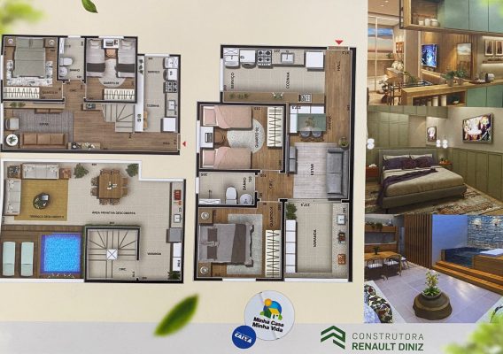 RENAULT ISTAMBUL - Apartamento 2 quartos sao damiao vespasiano