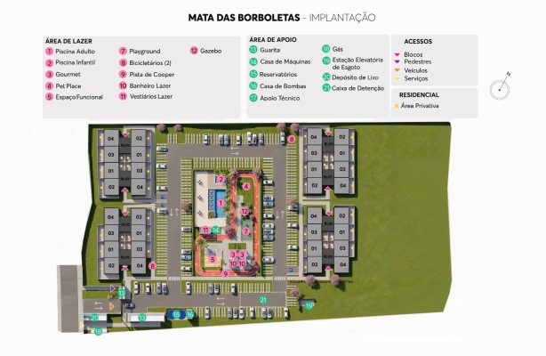 Área de lazer RESIDENCIAL MATA DAS BORBOLETAS - Apartamento 2 quartos tres barras contagem