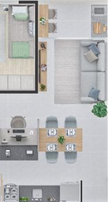 Academia EDIFÍCIO TORONTO - Apartamento 2 quartos planalto bh