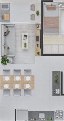 Espaço gourmet EDIFÍCIO TORONTO - Apartamento 2 quartos planalto bh