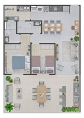 Banheiro EDIFÍCIO TORONTO - Apartamento 2 quartos planalto bh