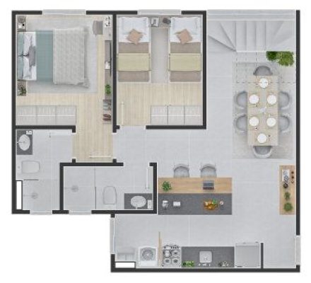 Área de lazer EDIFÍCIO TORONTO - Apartamento 2 quartos planalto bh