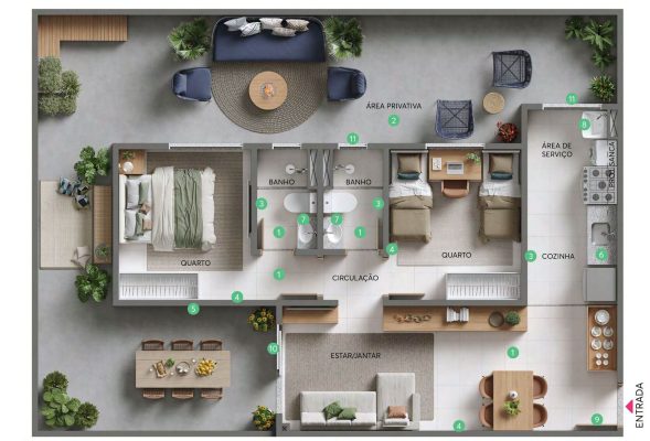 MATA DAS CASTANHEIRAS - Apartamento 2 quartos parque maceio contagem