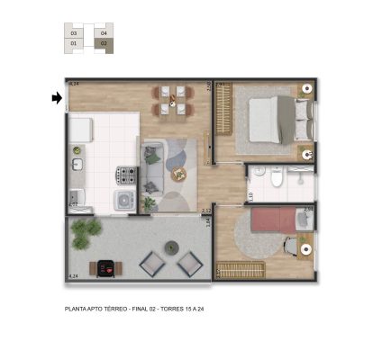 Área de lazer GRAN VIC PRISMA - Apartamento 2 quartos jequitiba vespasiano