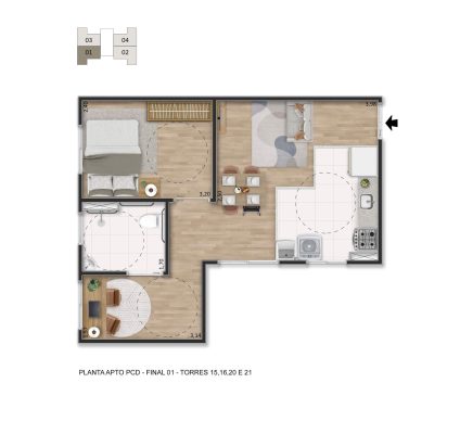GRAN VIC PRISMA - Apartamento 2 quartos jequitiba vespasiano